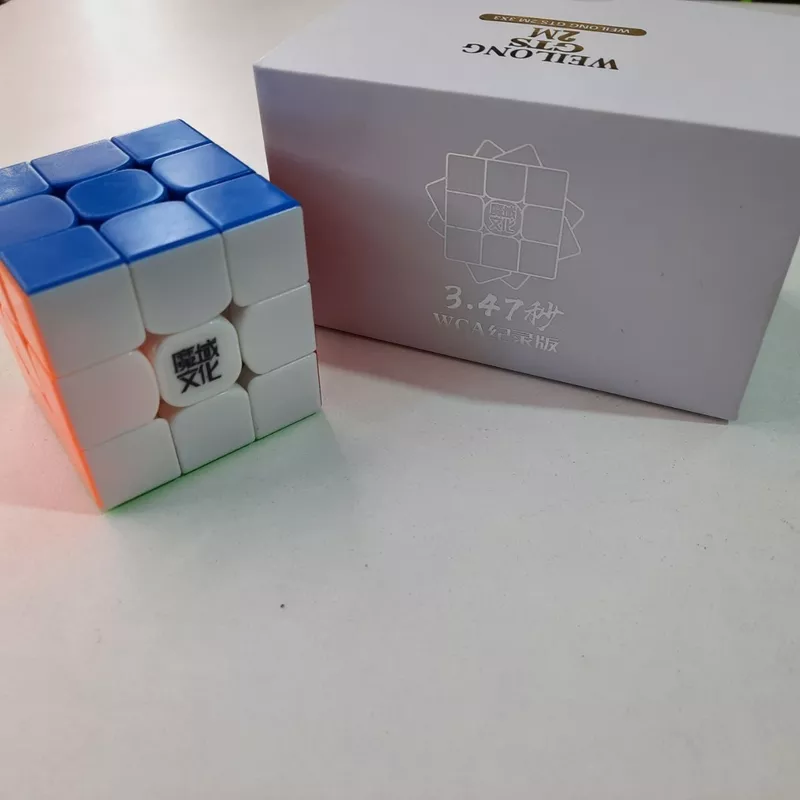 Кубик Рубик MoYu 3x3x3 WeiLong GTS 2M. Магнитный. Цветной пластик 2