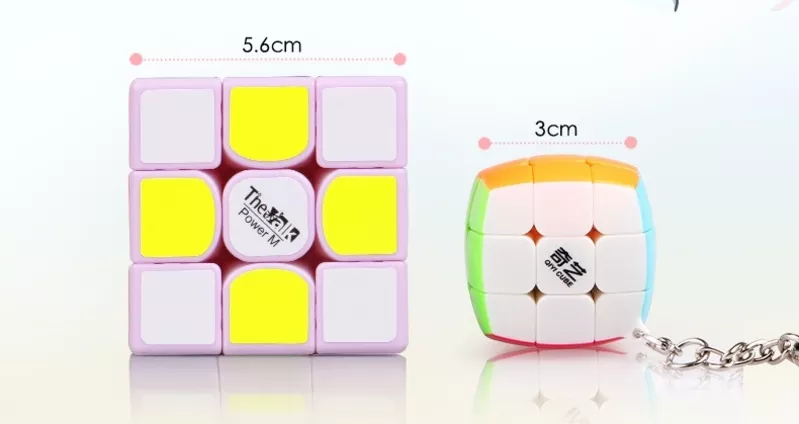 Кубик Рубик - брелок Qiyi Cube MoFangGe 3X3 Mini 30 mm/Original 5