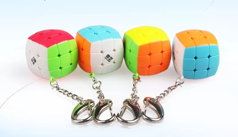 Кубик Рубик - брелок Qiyi Cube MoFangGe 3X3 Mini 30 mm/Original 6