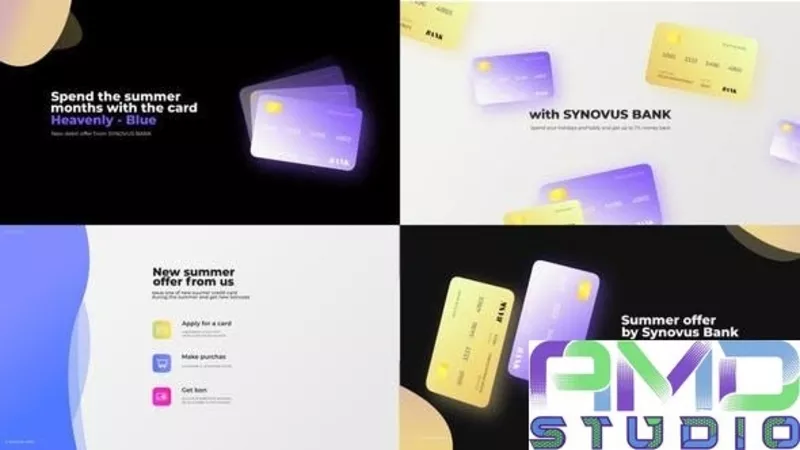 Видеоролик для рекламы пластиковых карт и услуг заказать (BANK_5)