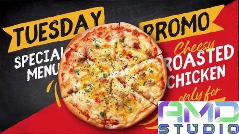 Заказать видеоролик для рекламы пиццерии. (FOOD_17)
