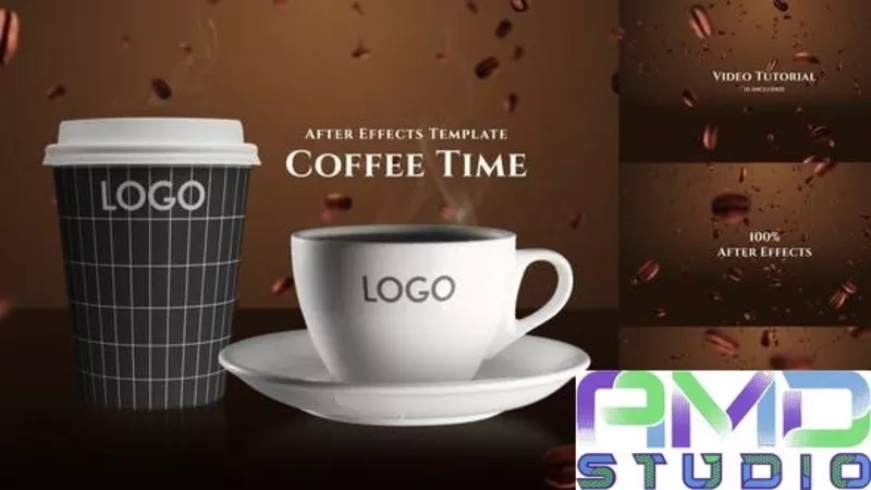 Заказать видеоролик для рекламы кофейного брэнда или магазина. (FOOD_32)