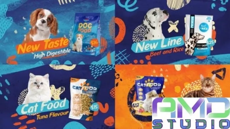 Заказать видеоролик для рекламы корма для животных. (FOOD_39)