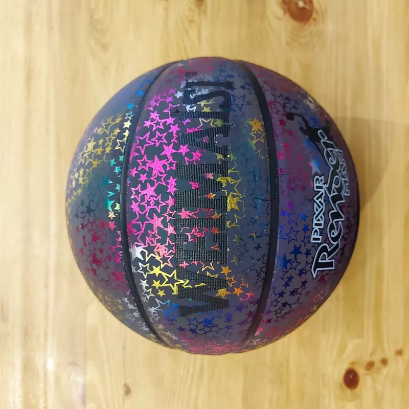 Светоотражающий Баскетбольный мяч WeiMaisi. Размер 7. Для улицы и зала 2