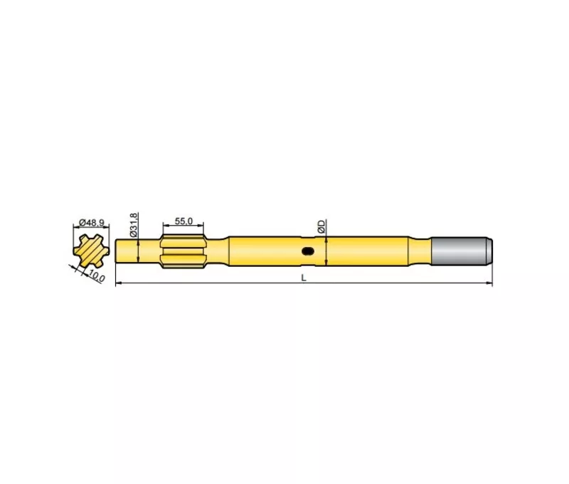 Хвостовик аналог Furukawa HD 90