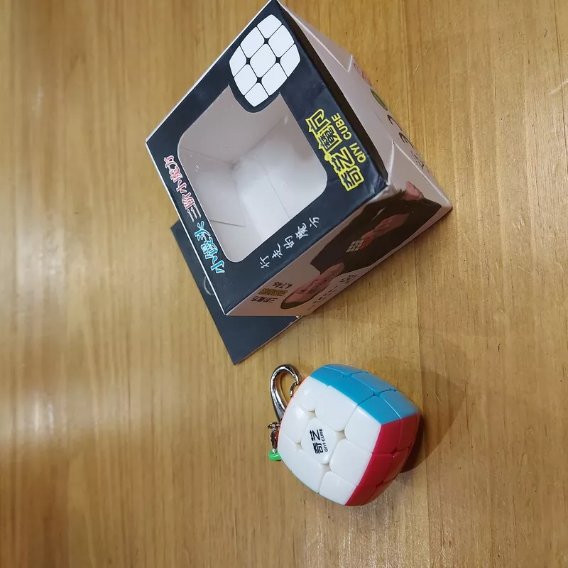 Кубик Рубика - брелок QiYi MoFangGe 3x3x3. Куб. Головоломка. Подарок. 2