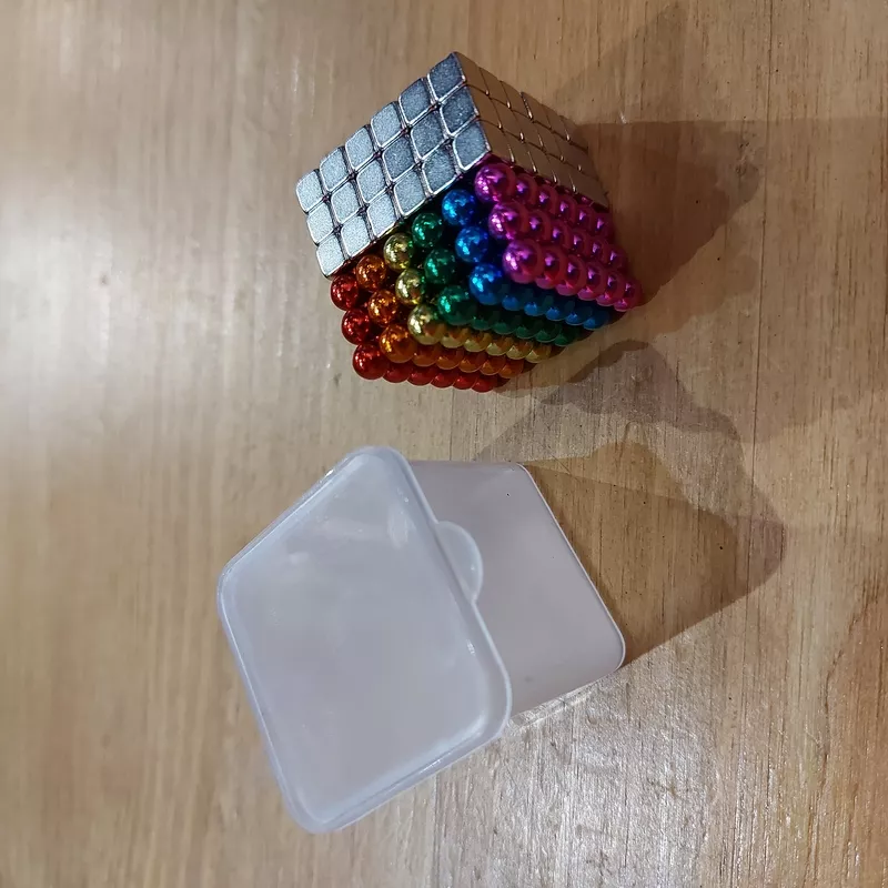 Магнитный Неокуб МИКС. Neocube. 108 кубиков + 108 шариков. Головоломка 4