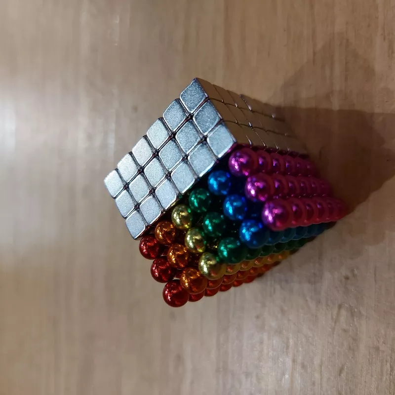 Магнитный Неокуб МИКС. Neocube. 108 кубиков + 108 шариков. Головоломка 5