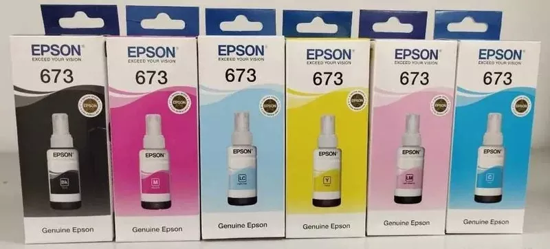 Продам чернила для EPSON T673 ,  T674 (L1800,  L805).