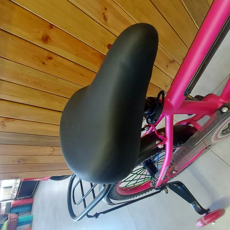 Детский Двухколесный велосипед со светом. Корзина,  багажник,  крылья 4