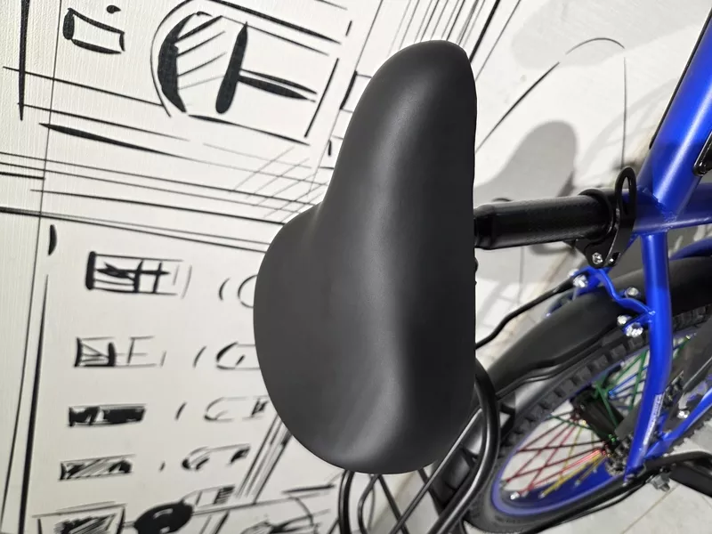 Детский Двухколесный велосипед со светом. Корзина,  багажник,  крылья 7