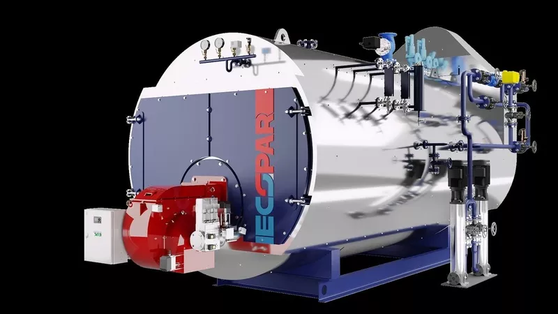 Промышленный жаротрубный паровой котел высокого давления ECO-PAR 4