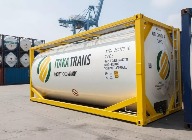 Танк контейнер с заводскими волнорезами