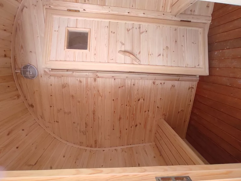 Бани-бочки под ключ от производителя! Быстро прогреваются,  компактные. 5