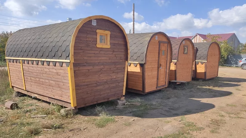 Бани-бочки под ключ от производителя! Быстро прогреваются,  компактные. 3