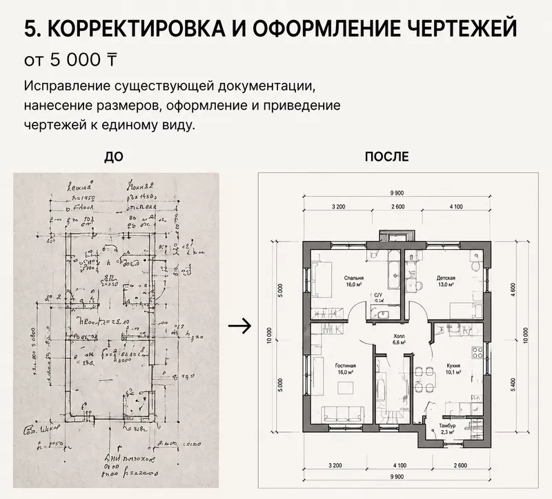 Архитектурная студия | Чертежи,  планировки,  Revit,  оцифровка 7